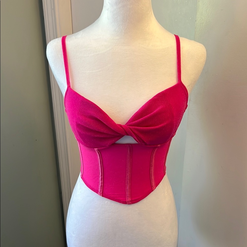 Pink Women's Intimate Corset Top